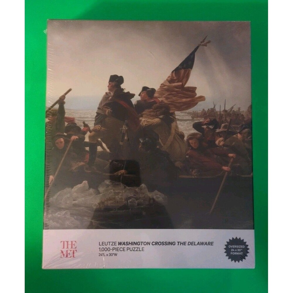 New The Met Leutze Washington Crossing Delaware 1000 Piece Puzzle